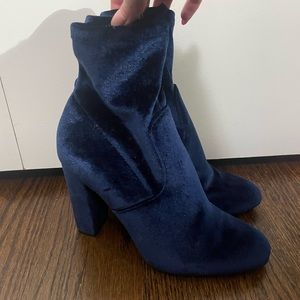 Steve Madden Suede Sock Booties NEVER WORN